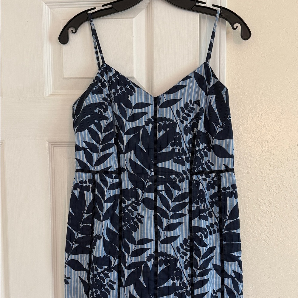 Banana Republic Navy Floral-Print dress